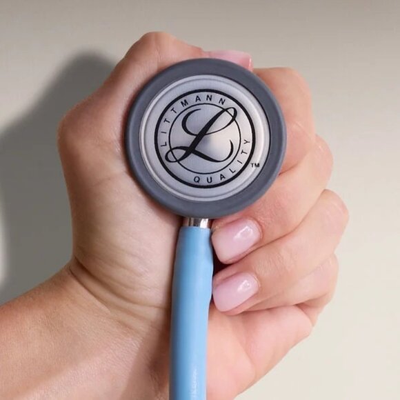 3M™ Littmann® Classic III™ Stainless Steel Marine Blue Satin Tube Stethoscope - Picture 4 of 5